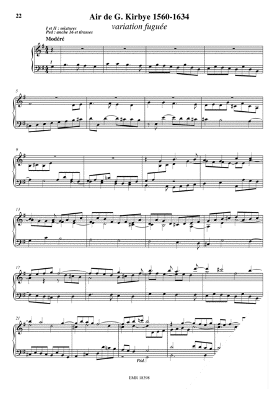 18 Preludes sur des airs anciens Organ scores gallery preview page 14