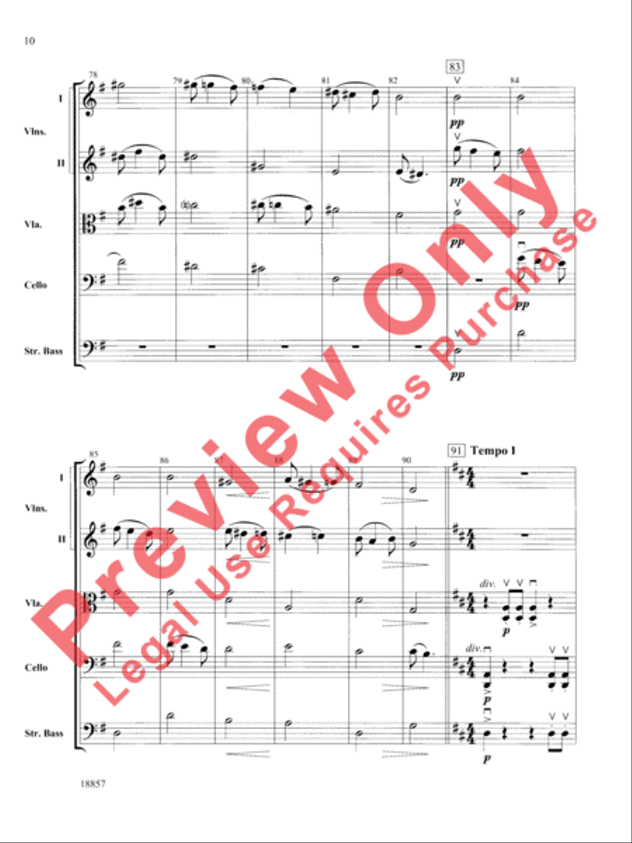 Wedding Day at Troldhaugen String Orchestra scores gallery preview page 11