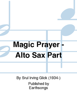 magic prayer - alto sax part