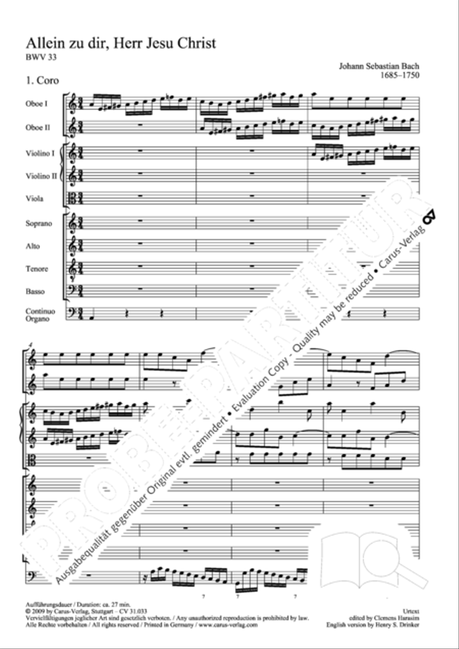 Lord Jesus Christ, in thee alone (Allein zu dir, Herr Jesu Christ) ATB scores gallery preview page 8