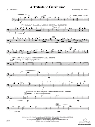 A Tribute to Gershwin: 1st Trombone