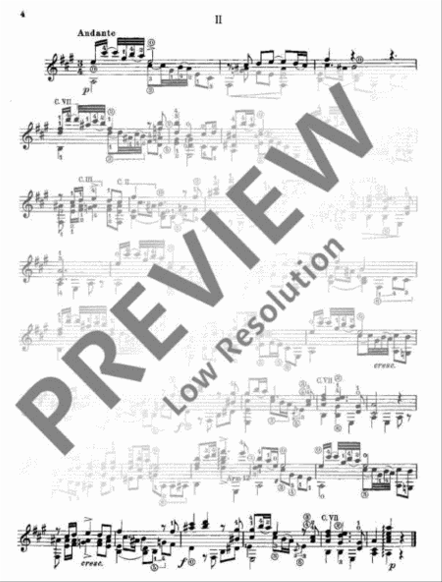 Tres canciones populares mexicanas Classical Guitar scores gallery preview page 5