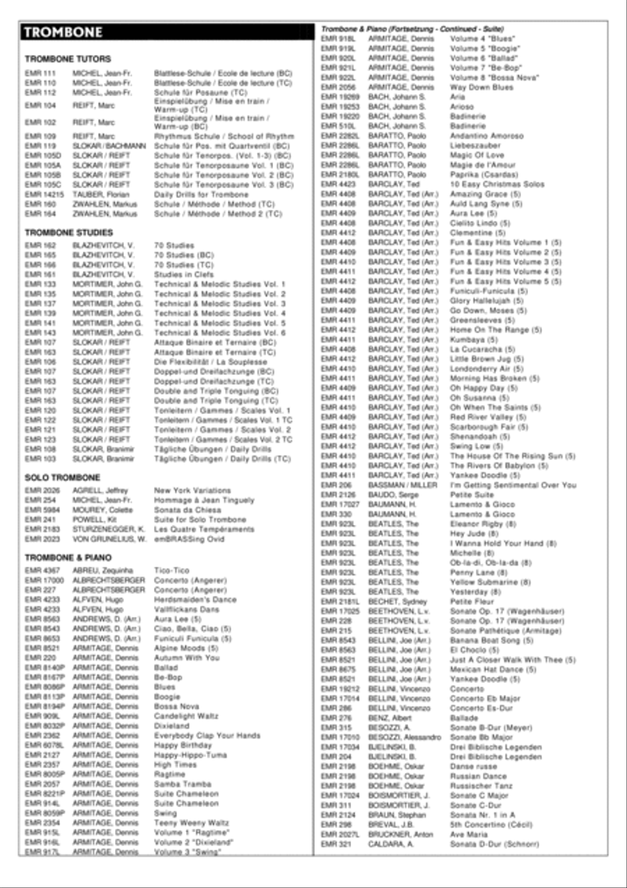 Technical & Melodic Studies Vol. 3 Trombone scores gallery preview page 12