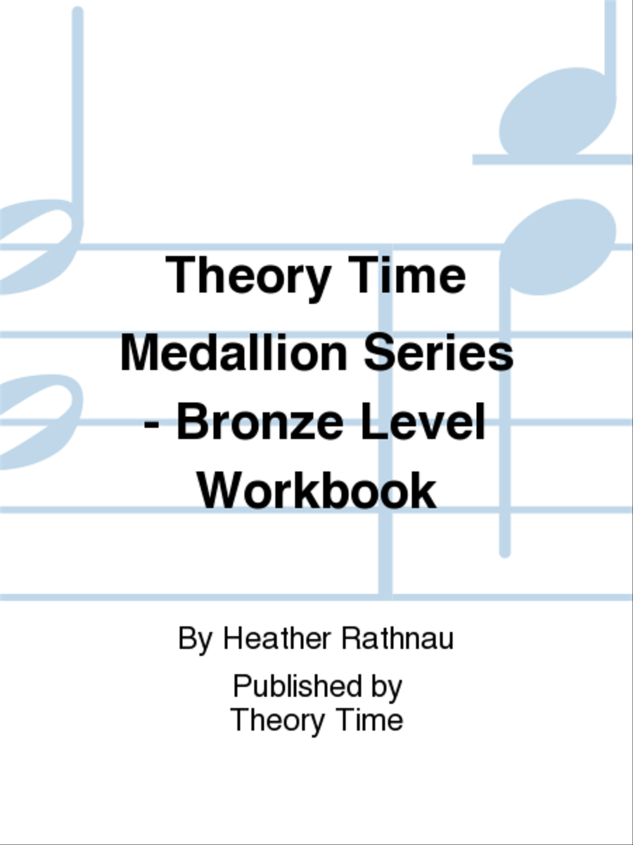 Theory Time Medallion Series - Bronze Level Workbook Piano Method scores gallery preview page 1