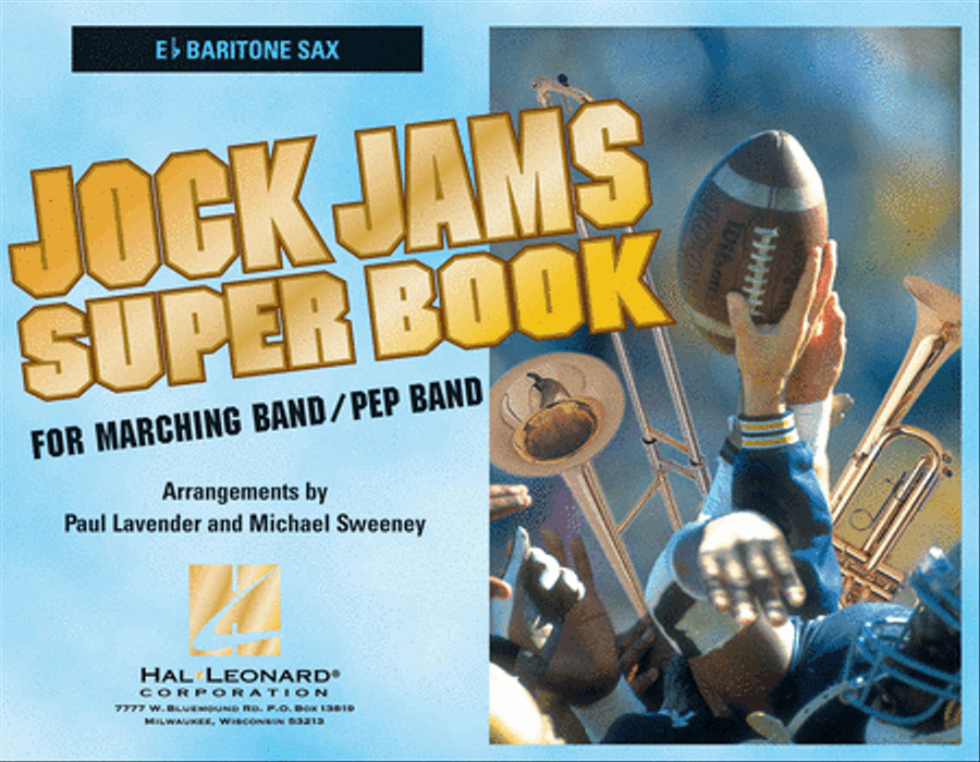 Jock Jams Super Book – Eb Baritone Saxophone Marching Band scores gallery preview page 1