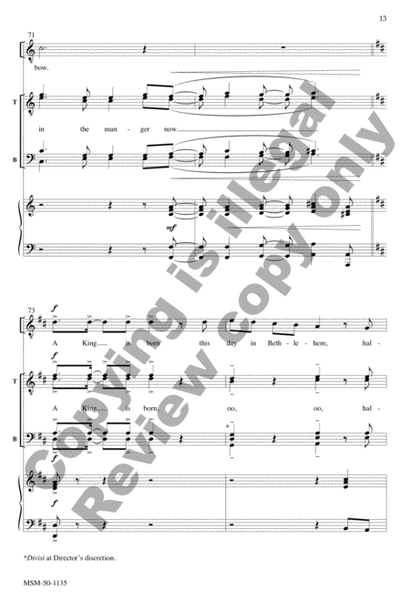 A King Is Born (Choral Score) image number null