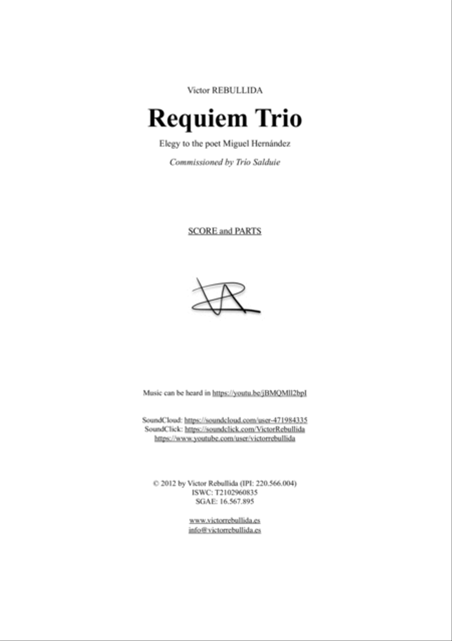 Requiem Trio Piano Trio scores gallery preview page 2