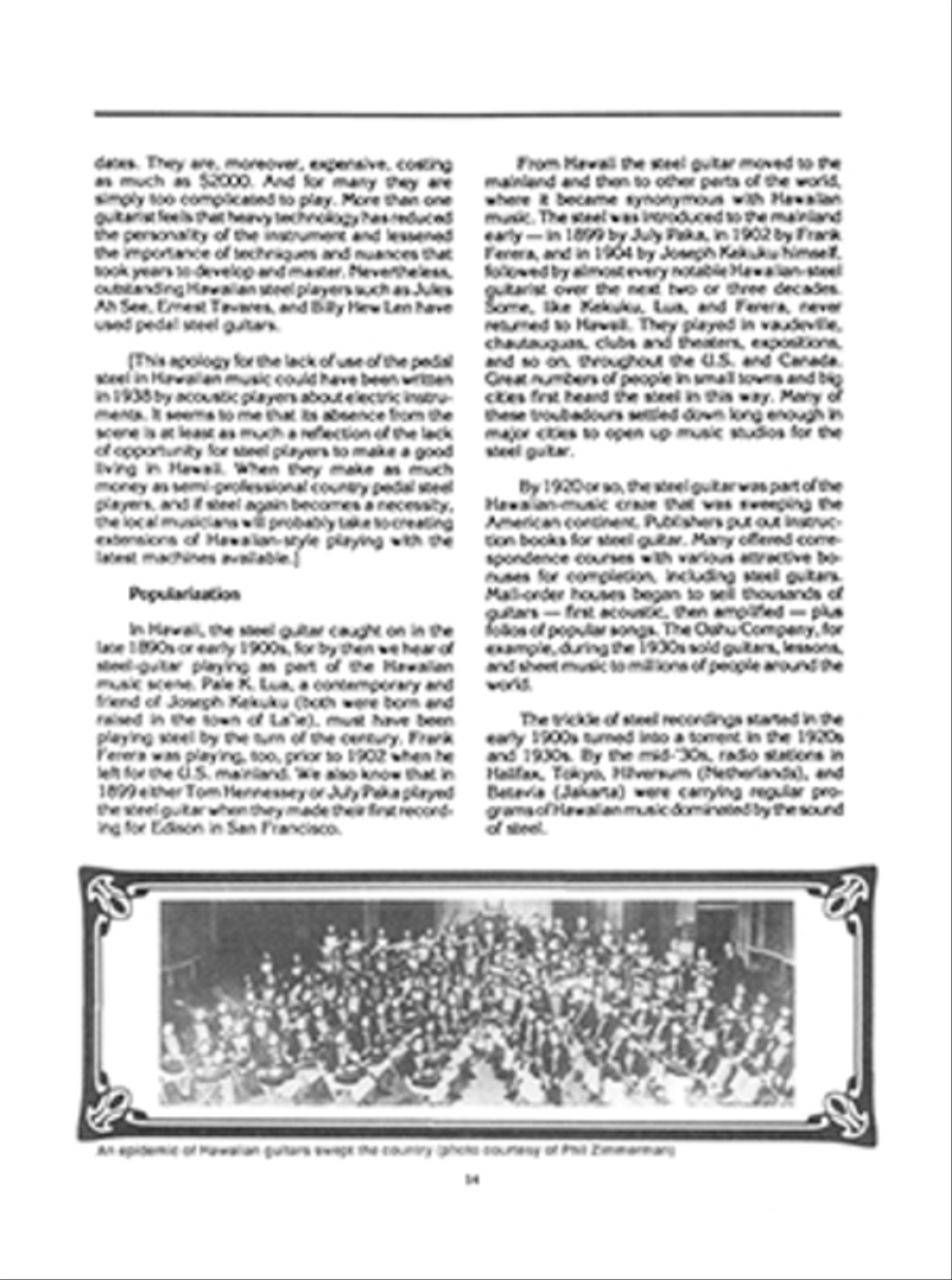 The Art of Hawaiian Steel Guitar Steel Guitar scores gallery preview page 2