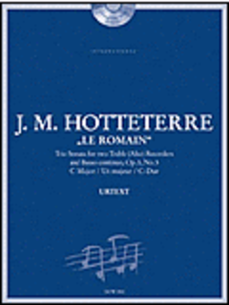 Hotteterre - Trio Sonata C Major Op. 3 No. 5 for 2 Treble (Alto) Recorders and Basso Continuo