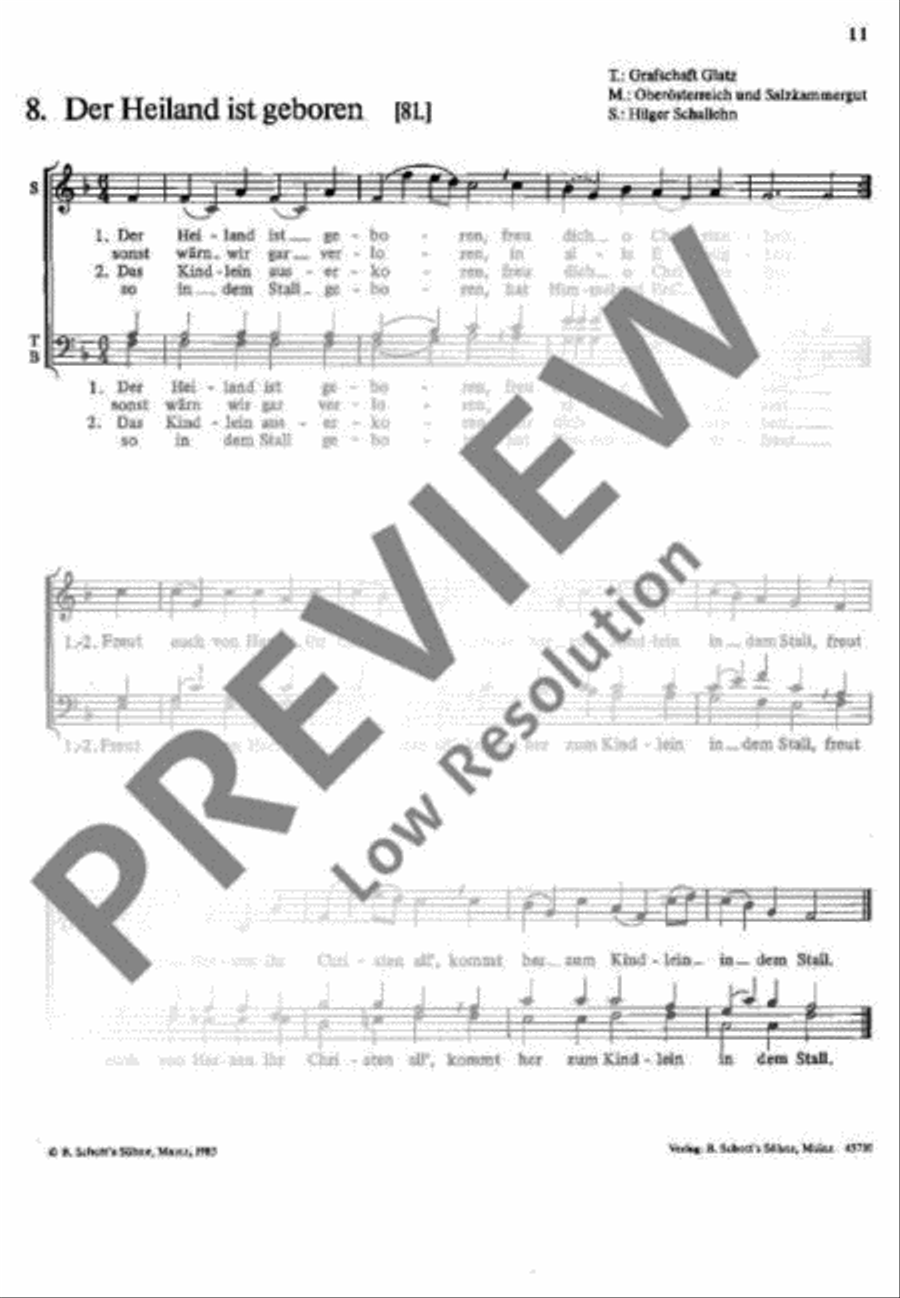 Das Buch der Weihnachtslieder Mixed Choir scores gallery preview page 12