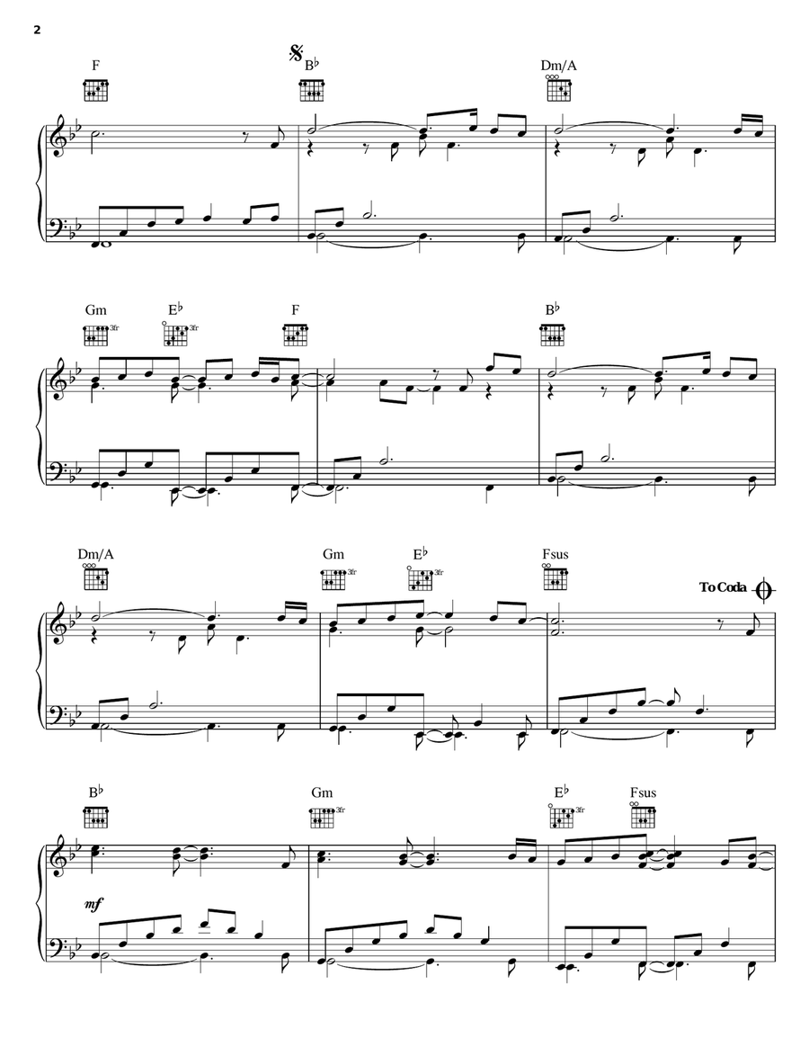 The Moment Piano Solo scores gallery preview page 2