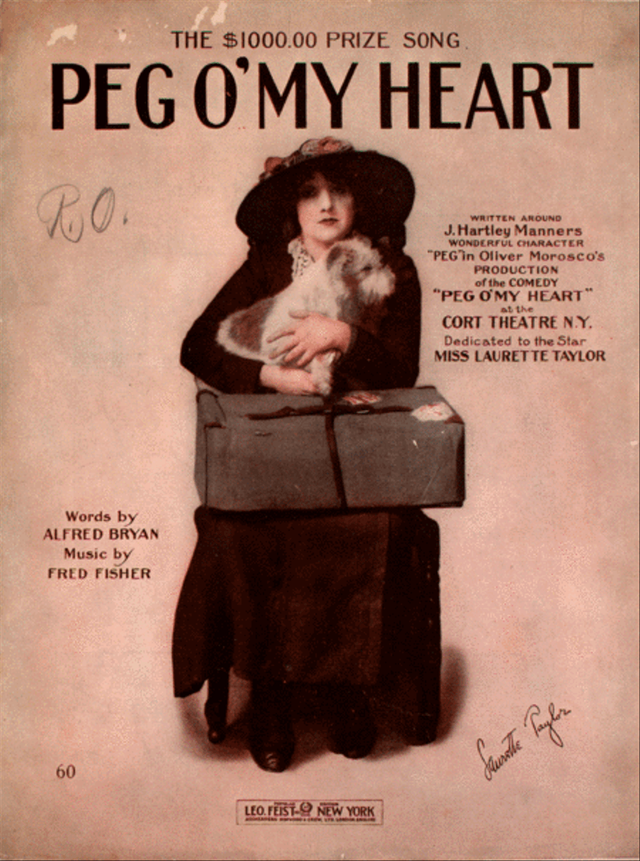 Peg O' My Heart. The $1000.00 Prize Song Voice scores gallery preview page 1
