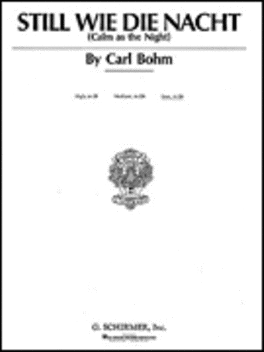 Calm as the Night (Still wie die Nacht) Voice scores gallery preview page 1