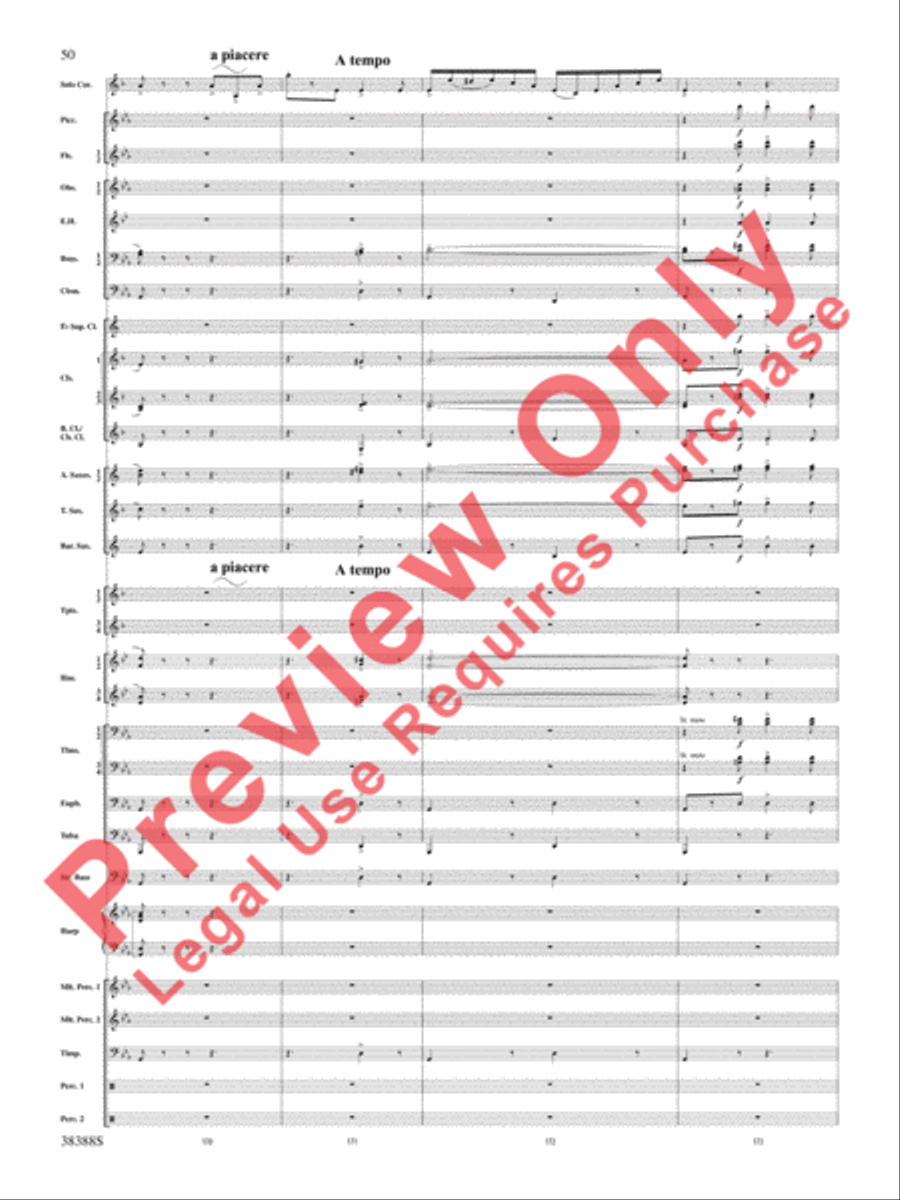 Napoli Napoli Concert Band scores gallery preview page 51