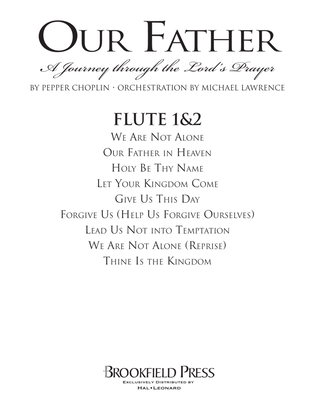 Book cover for Our Father - A Journey Through The Lord's Prayer - Flute 1 & 2