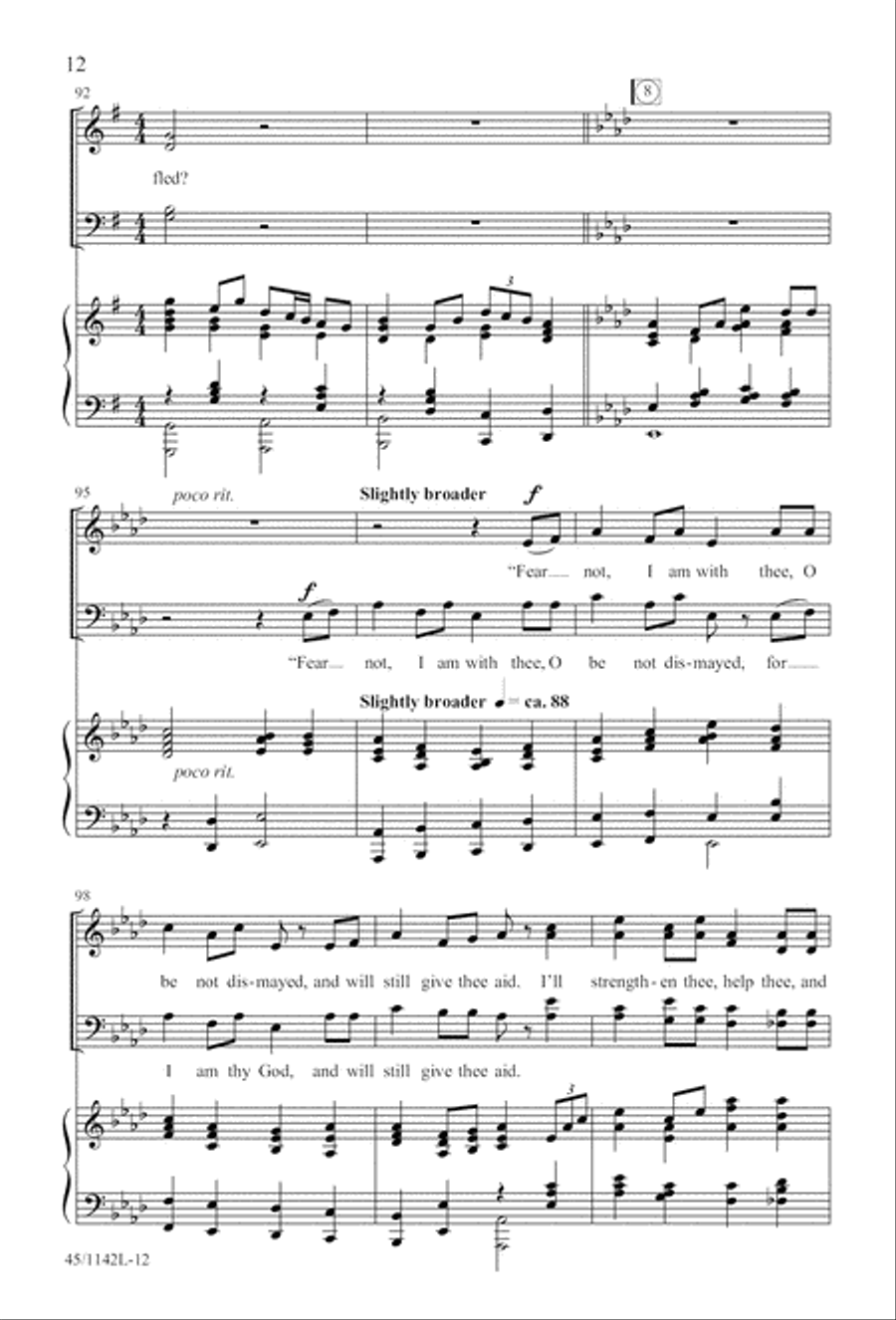 The Church's One Foundation 4-Part scores gallery preview page 14
