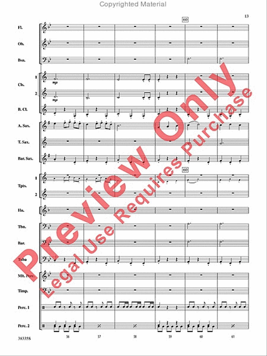 El Relicario El Relicario Concert Band scores gallery preview page 14