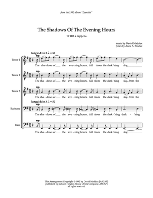 The Shadows Of The Evening Hours (from “Eventide”)