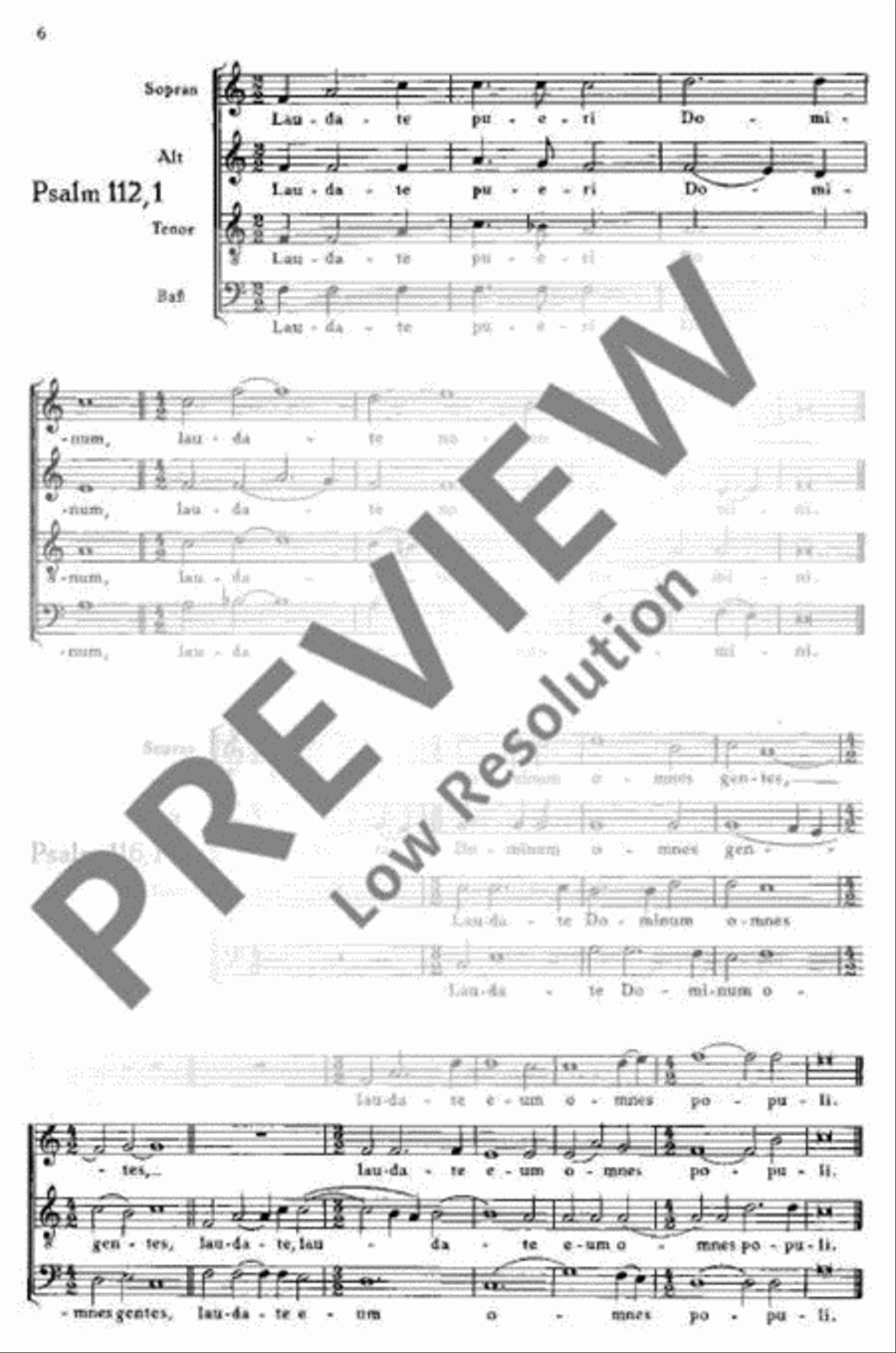 Psalmverse zur Kommunion Psalmverse zur Kommunion 4-Part scores gallery preview page 7