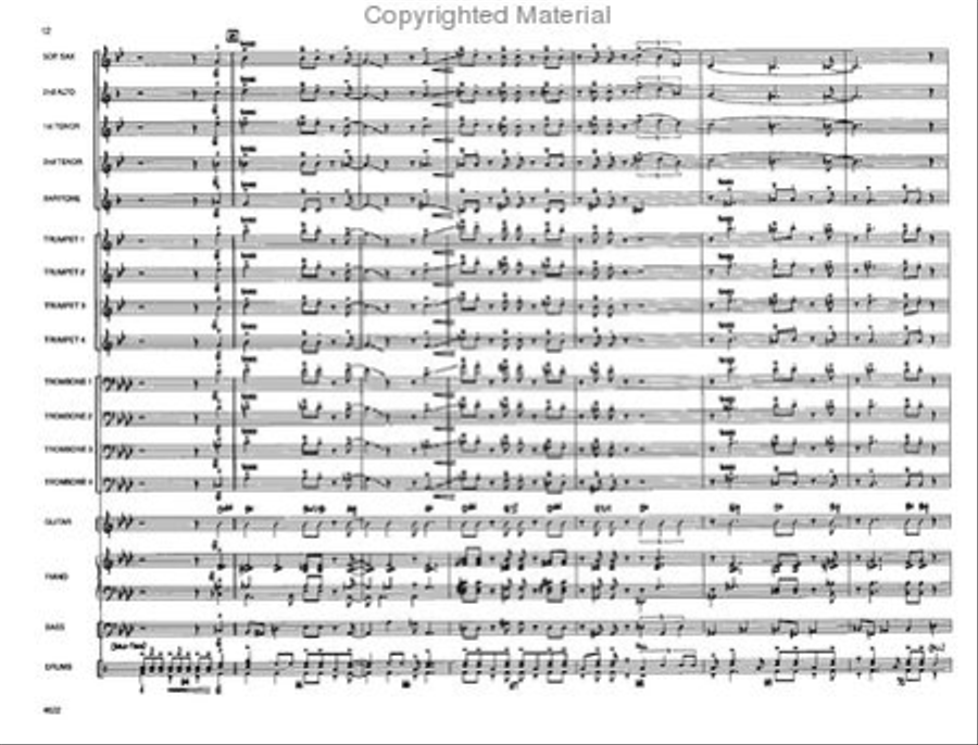 Been Alone Too Long Jazz Ensemble scores gallery preview page 11