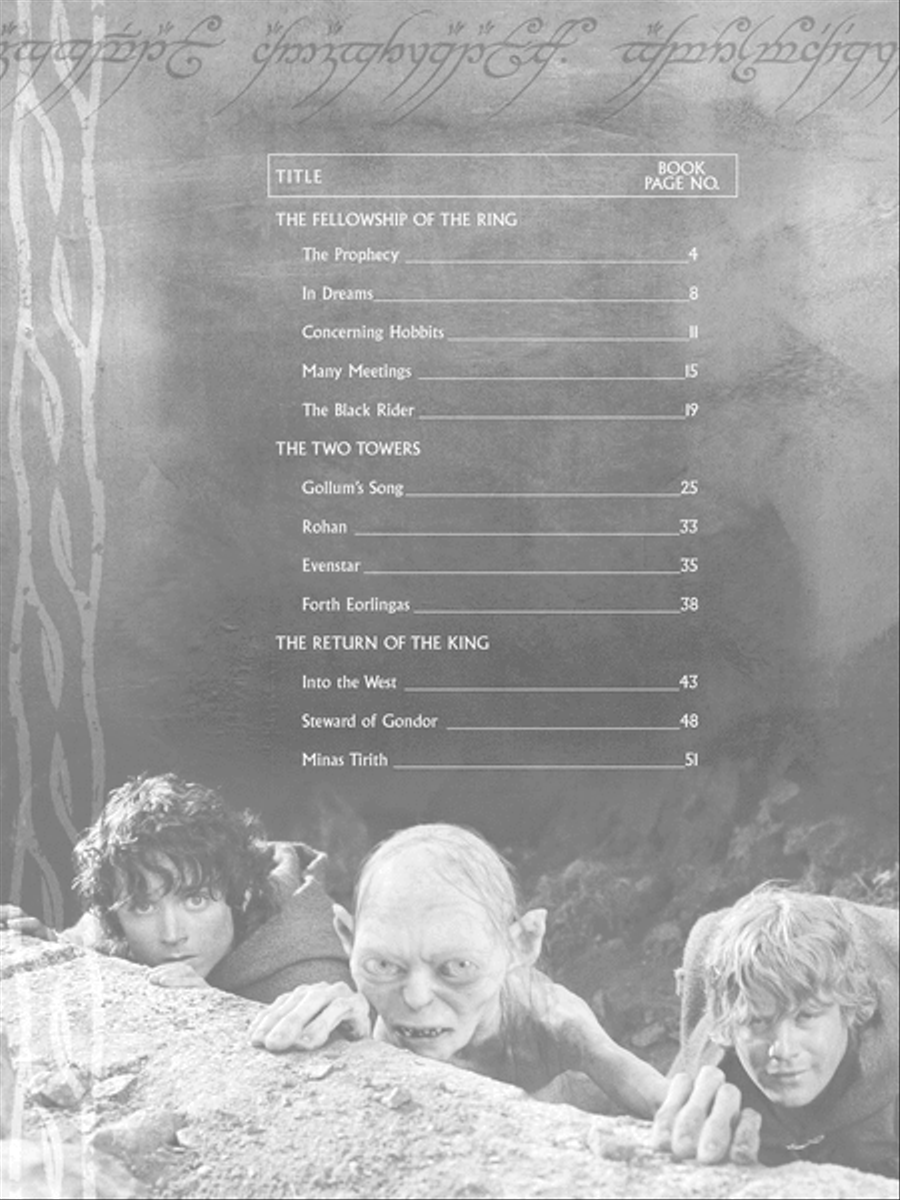 The Lord of the Rings - Instrumental Solos (Violin/Piano) Violin Solo scores gallery preview page 2