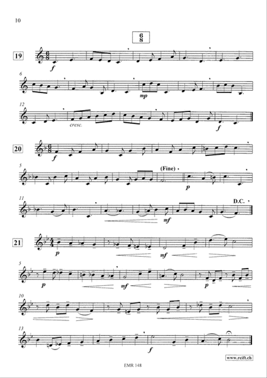 Technical & Melodic Studies Vol. 2 Trumpet scores gallery preview page 10