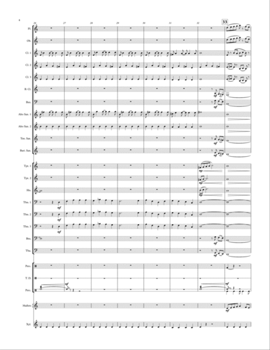 From Wintry Darkness-Light! Concert Band scores gallery preview page 4