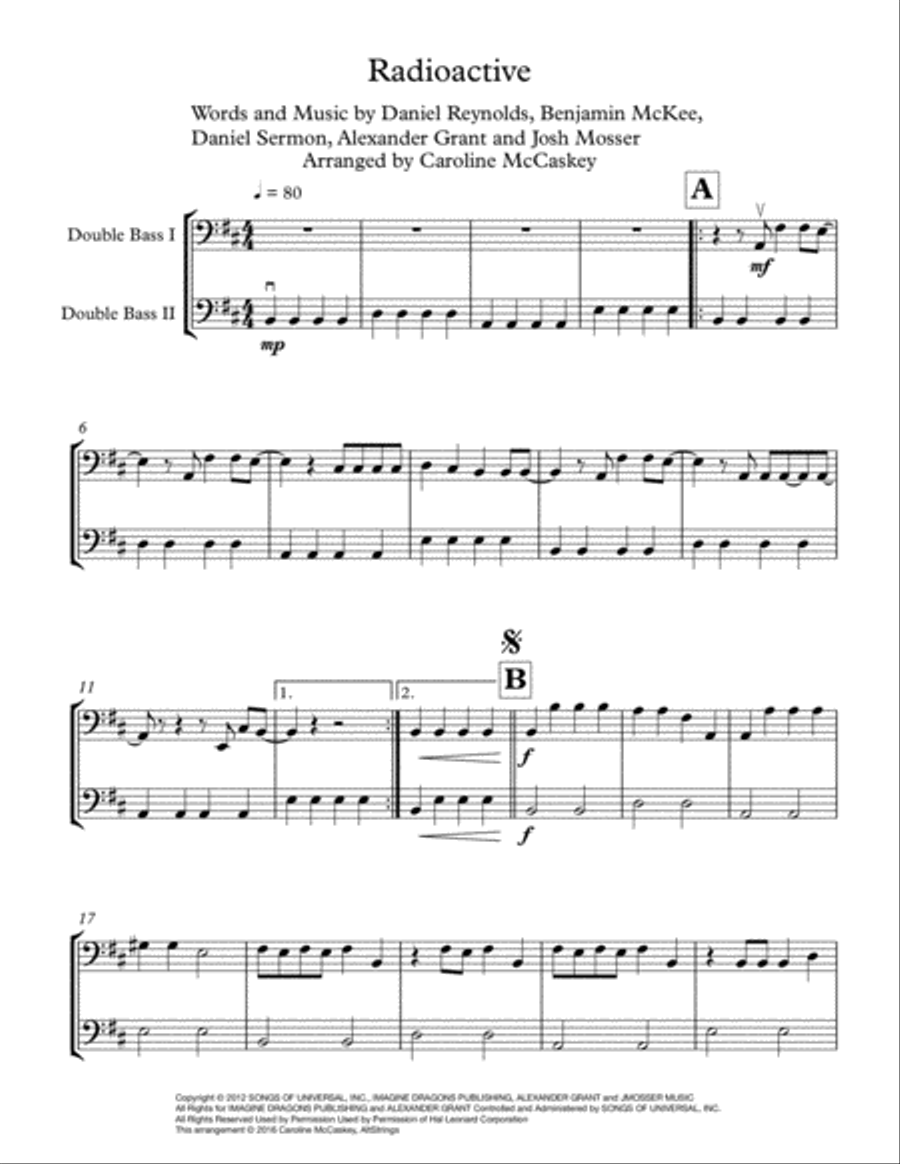 Radioactive String Duet scores gallery preview page 2