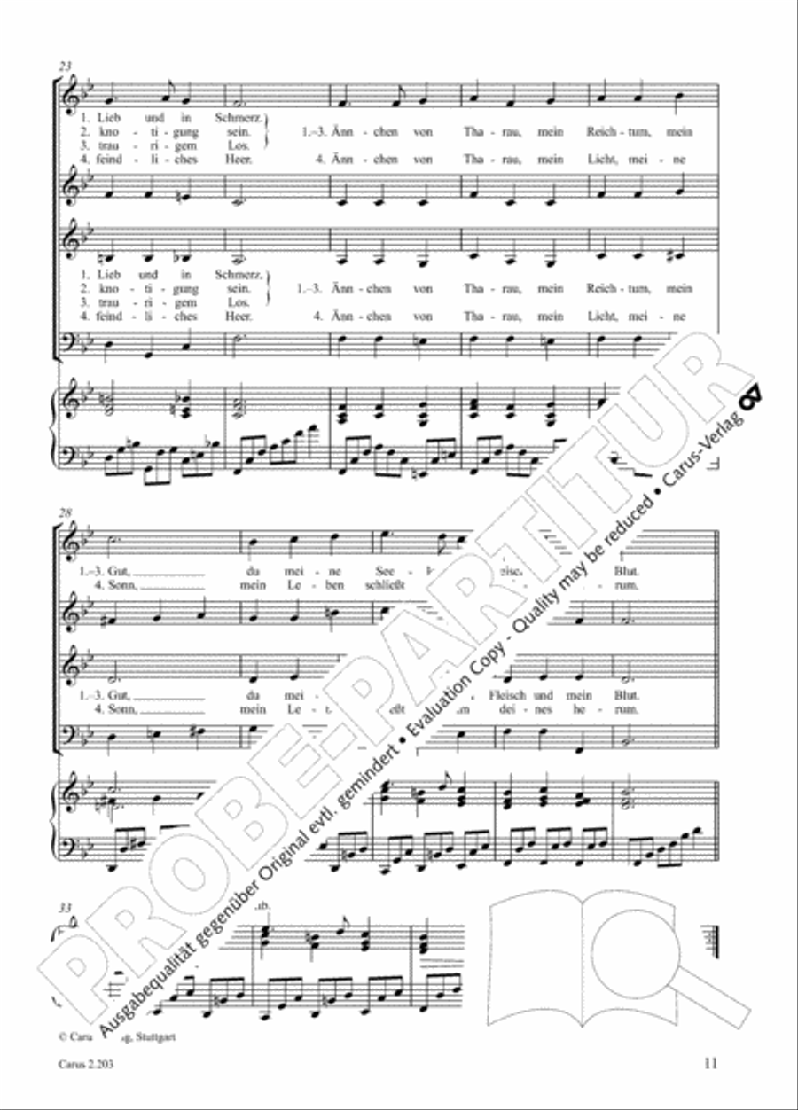 Loreley. Folk songs for choir (Loreley. Volkslieder fur Chor) Choir scores gallery preview page 18