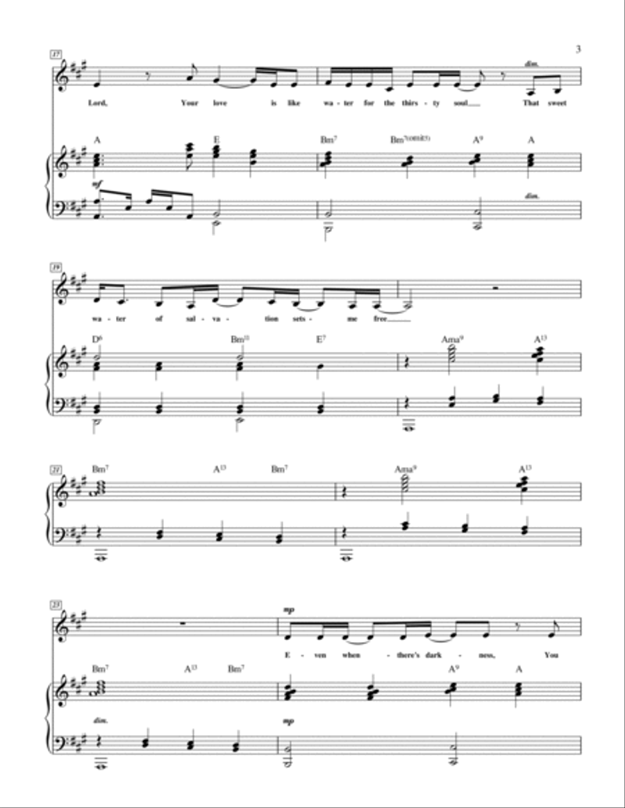 Like Water for the Thirsty Soul Voice Solo scores gallery preview page 3