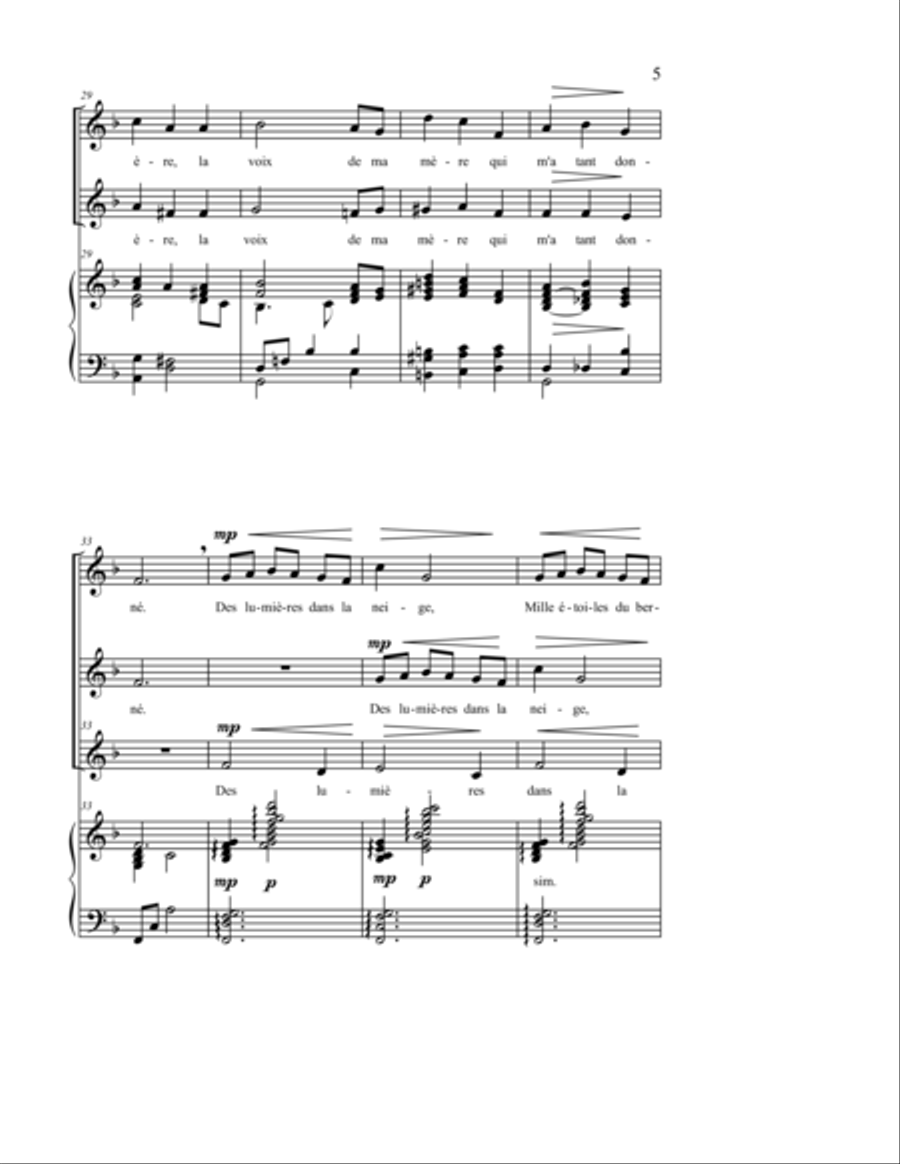 Noel c'est l'amour SSA scores gallery preview page 8