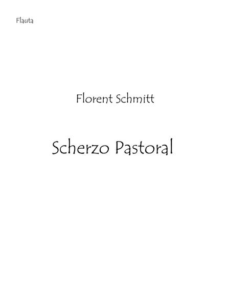 Scherzo Pastoral for flute & piano image number null