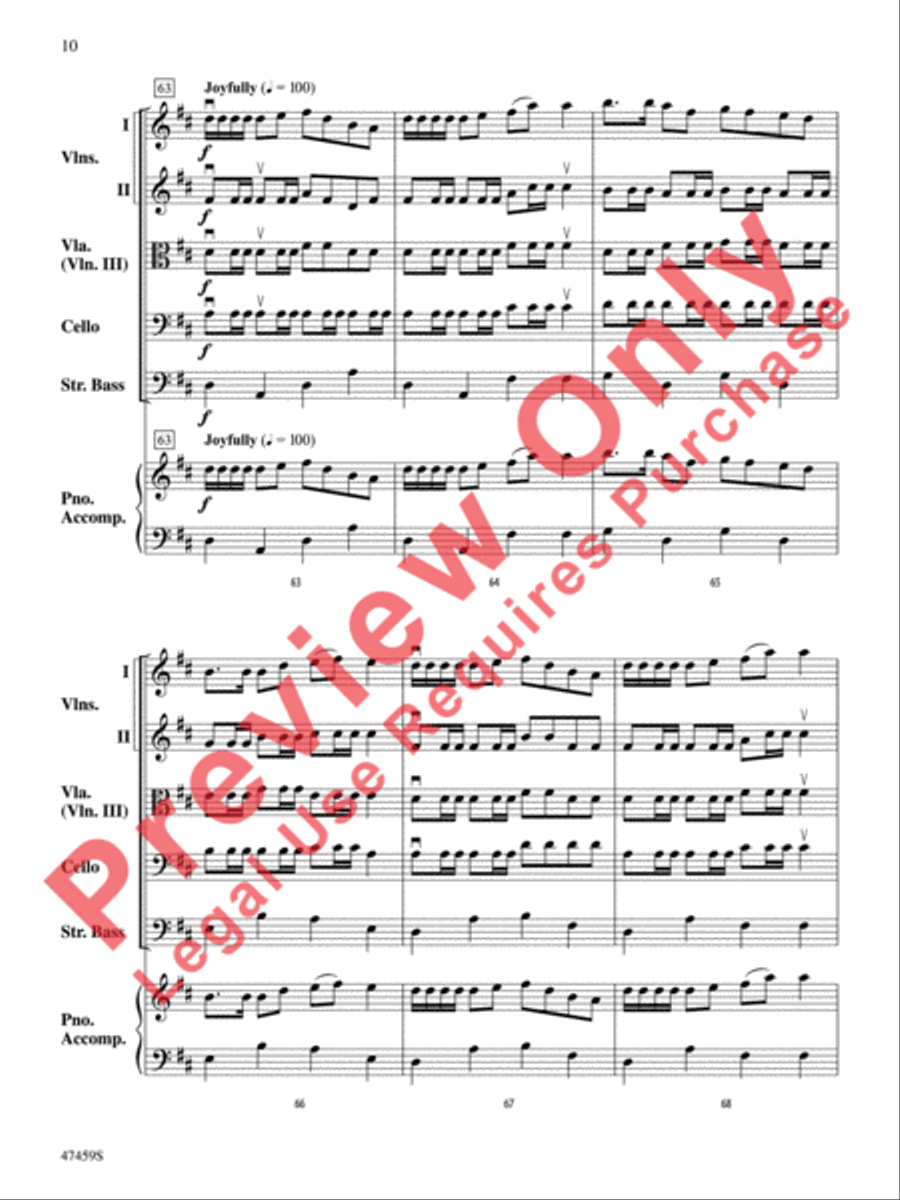 When Robins Dance String Orchestra scores gallery preview page 11