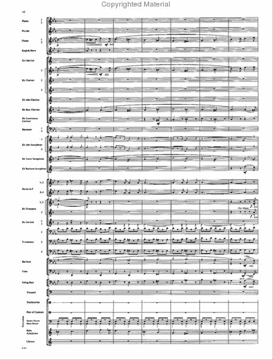 Funiculi, Funicula Concert Band scores gallery preview page 9