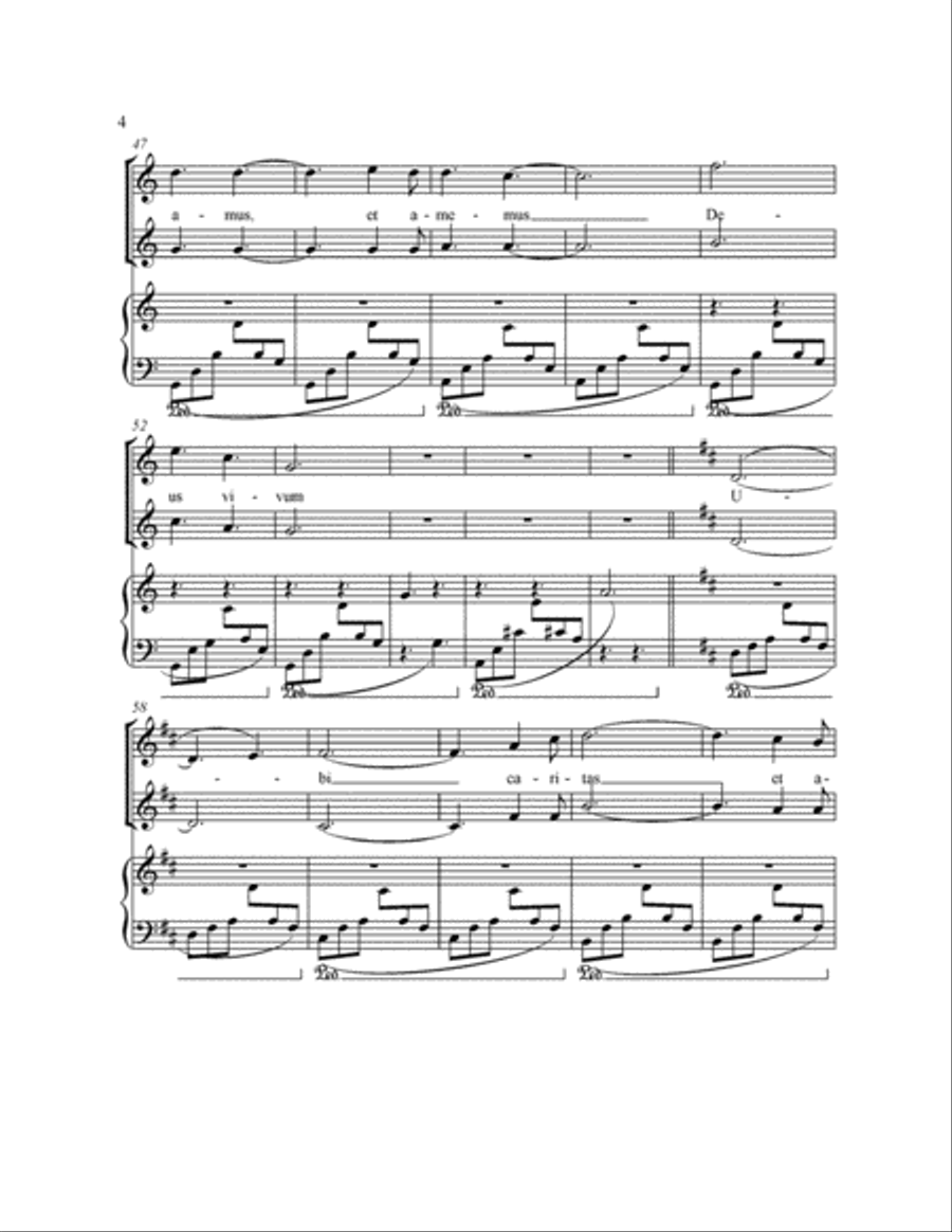 Ubi Caritas SA scores gallery preview page 4