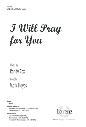 I Will Pray for You