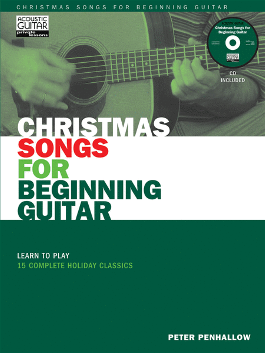 Christmas Songs for Beginning Guitar Acoustic Guitar scores gallery preview page 1