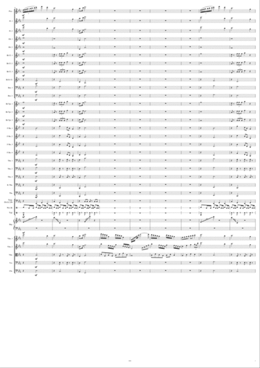 Nevada Desert Full Orchestra scores gallery preview page 3
