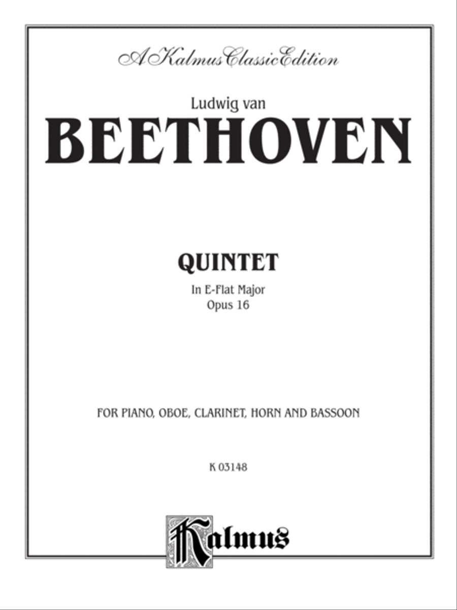 Quintet Op. 16 Small Ensemble scores gallery preview page 2