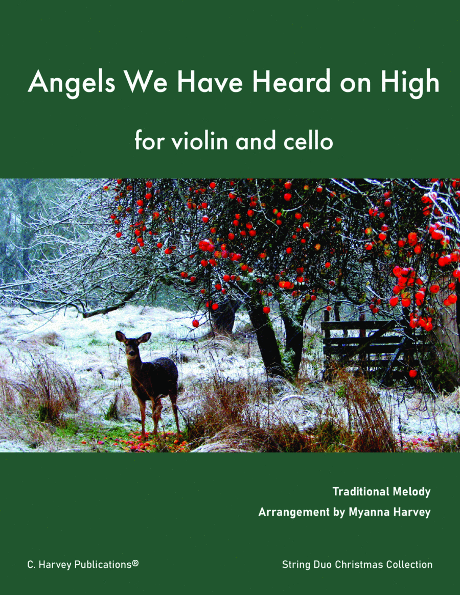 Angels We Have Heard on High for Violin and Cello Duo String Duet scores gallery preview page 1