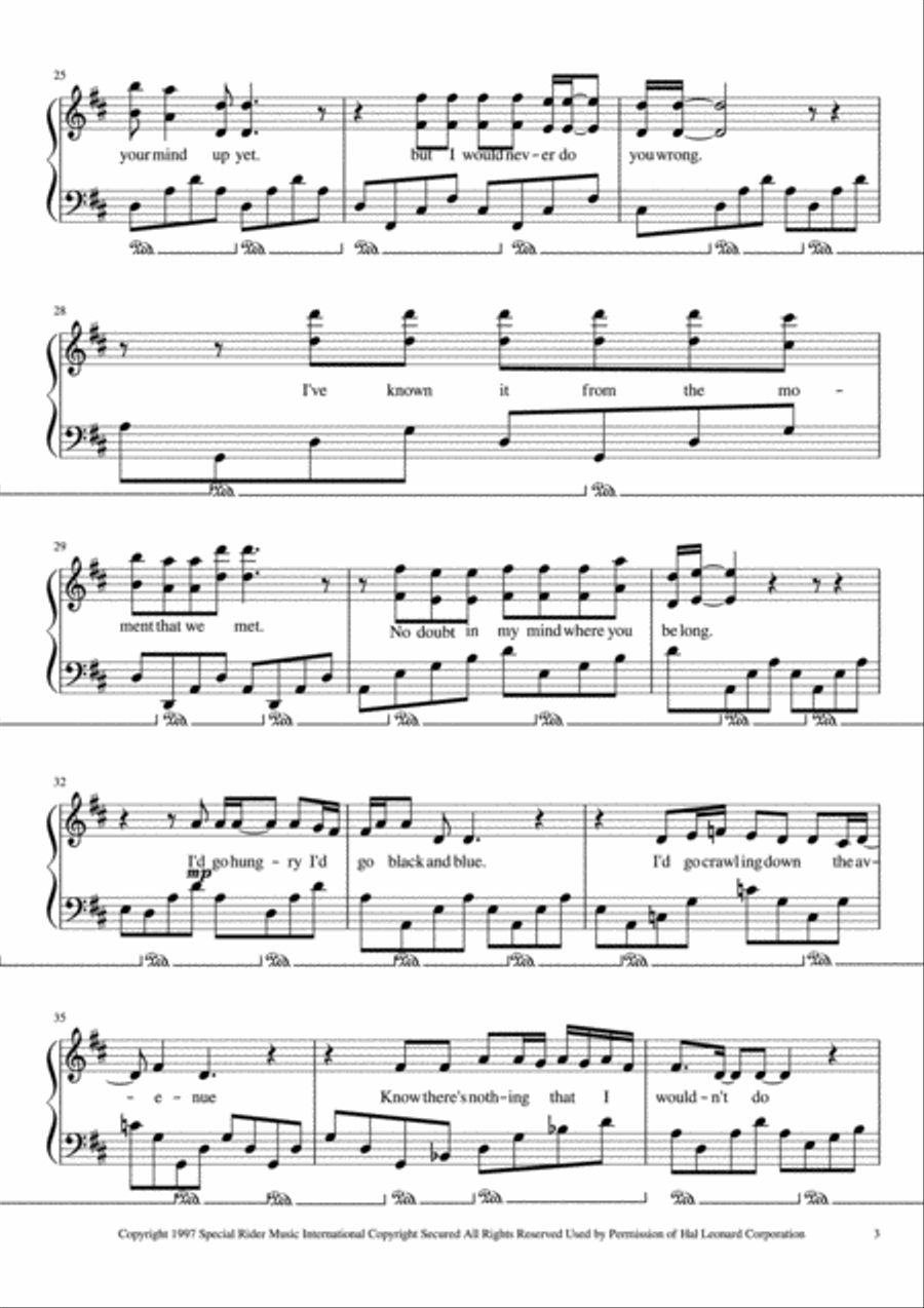 To Make You Feel My Love To Make You Feel My Love Voice scores gallery preview page 3