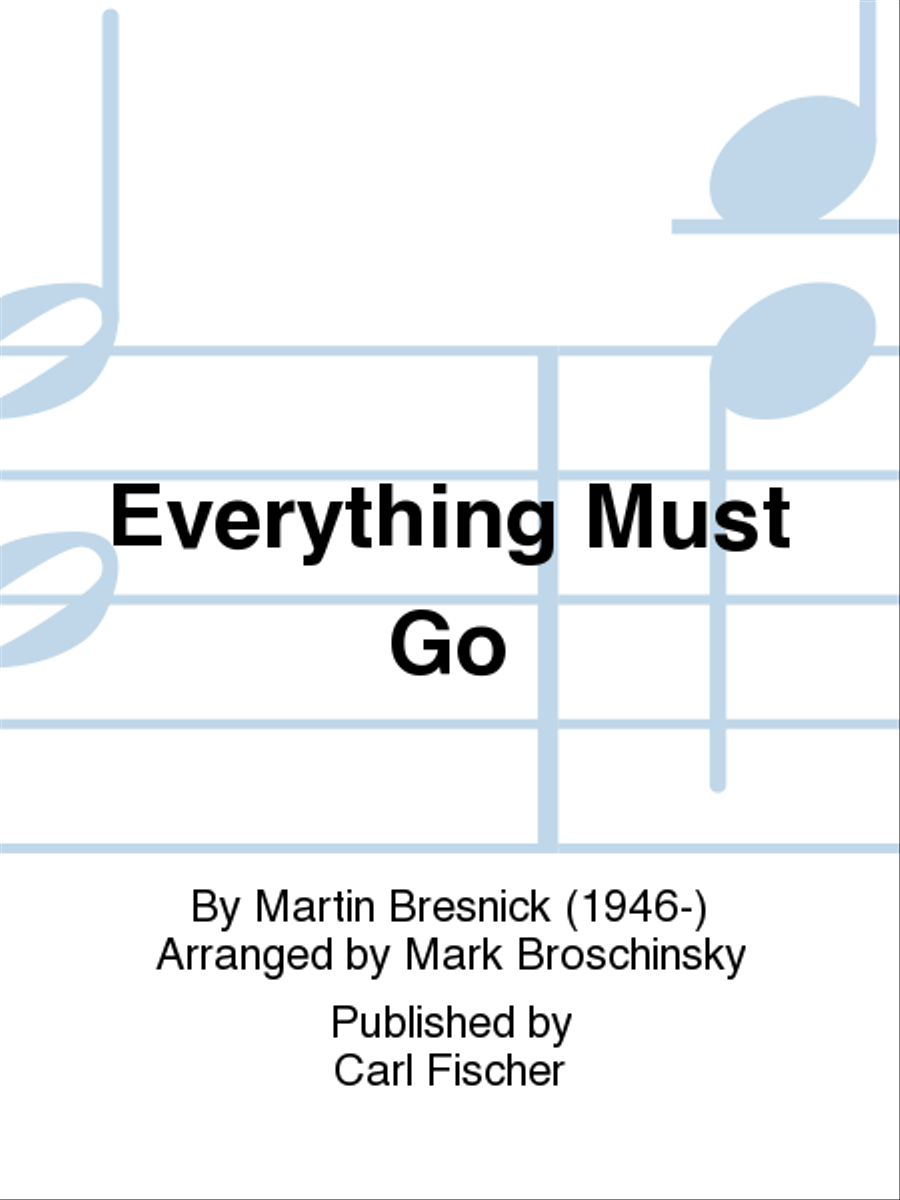 Everything Must Go Trombone Quartet scores gallery preview page 1