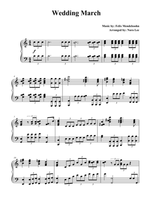 Wedding March for Piano Solo(arr. Nara Lee)
