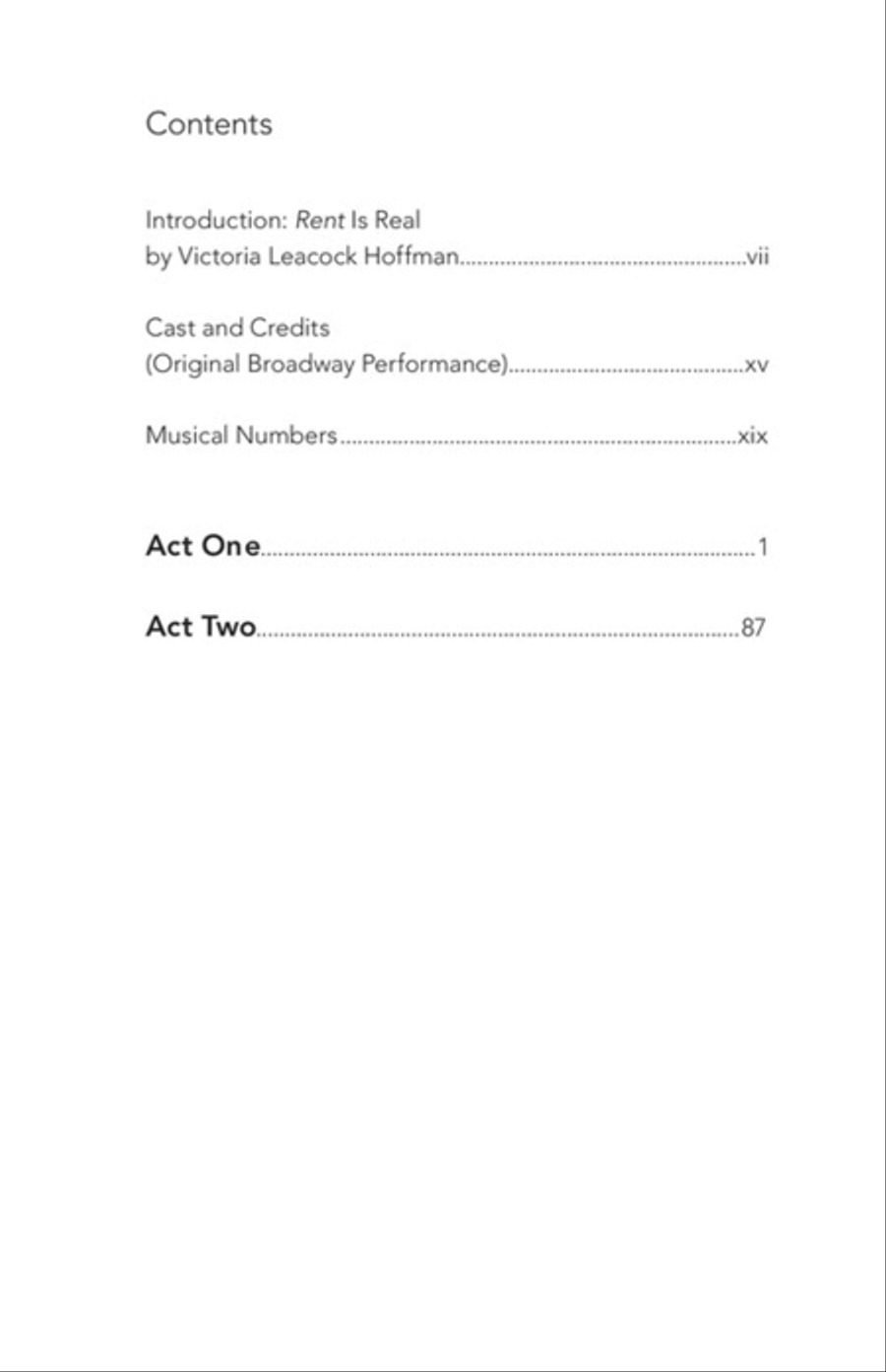 Rent - Rehearsal Tracks CD CD scores gallery preview page 2