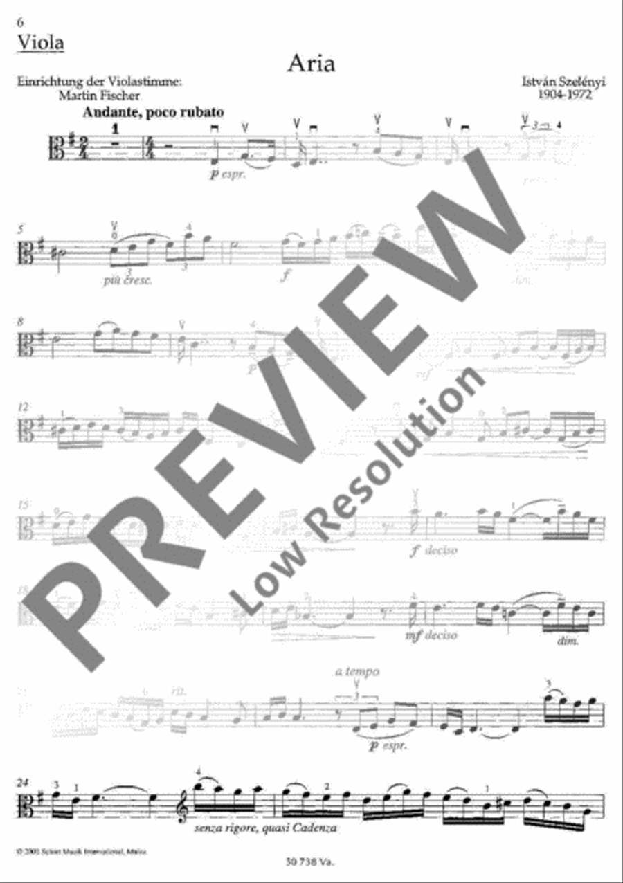 Aria Aria Clarinet scores gallery preview page 9
