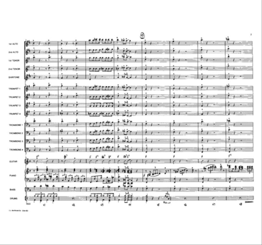 Beale Street Boogie Jazz Ensemble scores gallery preview page 7