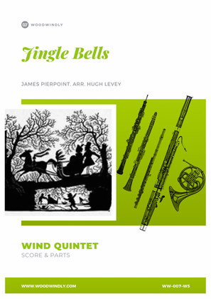 Book cover for Jingle Bells for Wind Quintet