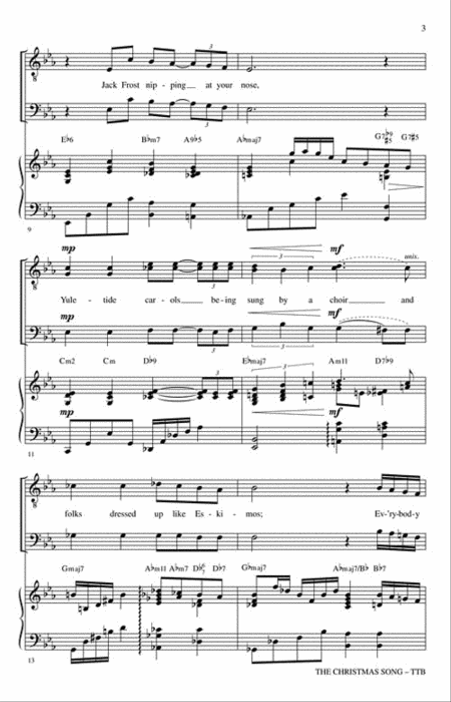 The Christmas Song The Christmas Song TTB scores gallery preview page 3