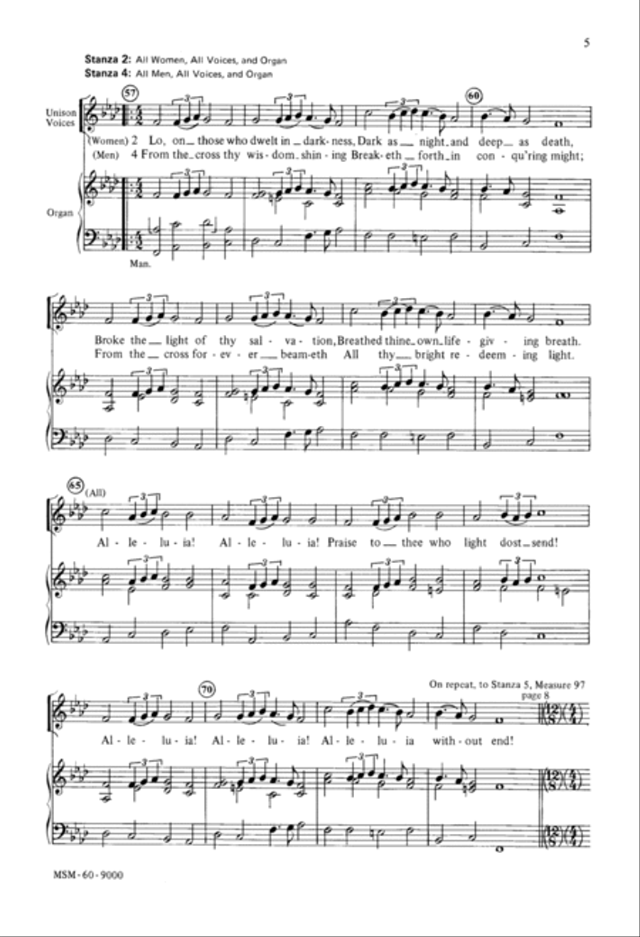 Thy Strong Word Thy Strong Word 3-Part scores gallery preview page 4