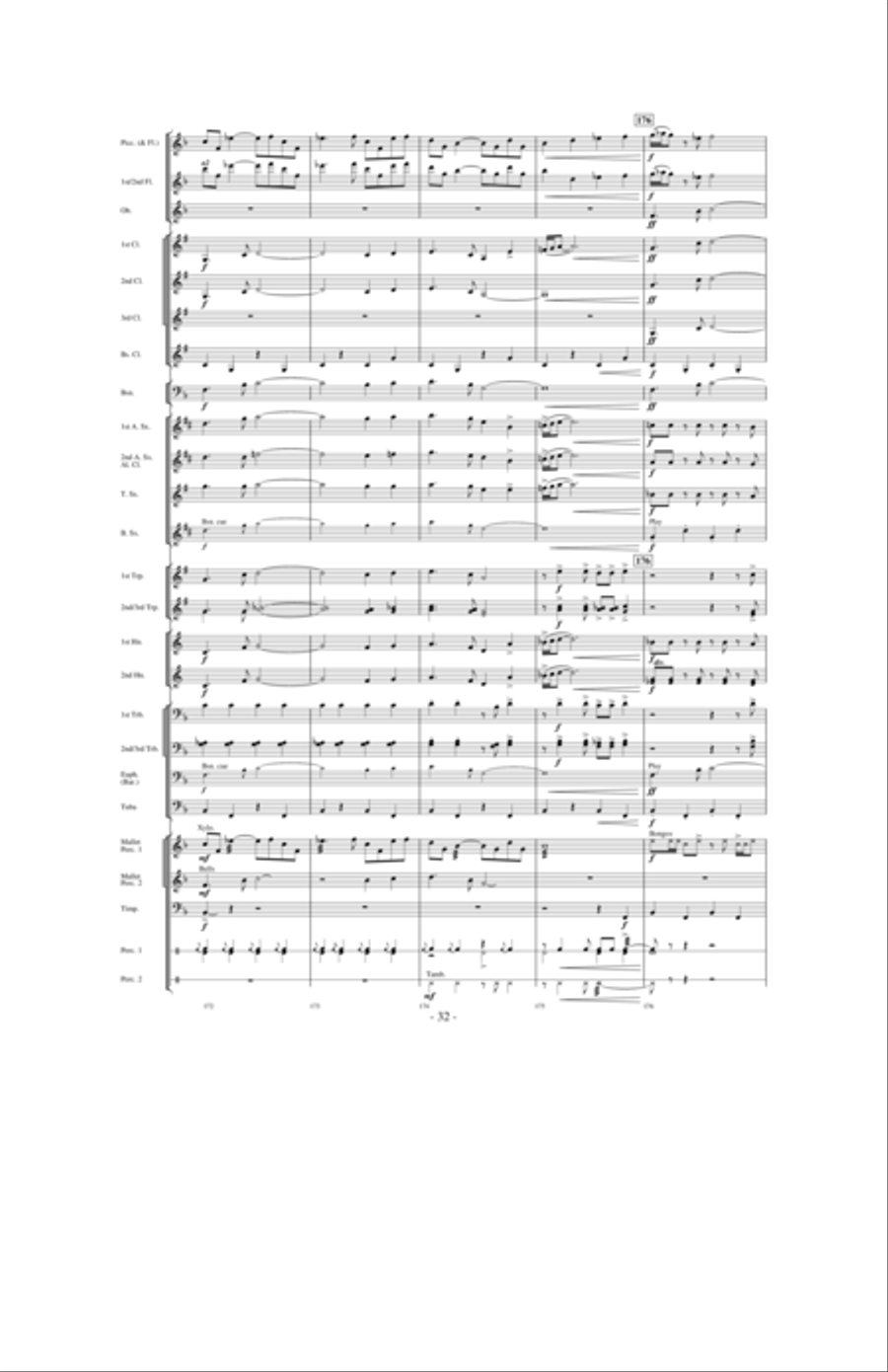 High Country Celebration Concert Band scores gallery preview page 31
